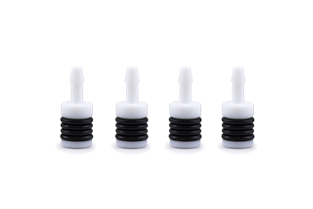 Conectores GazFit para braço lateral com DE de 6 mm e conexão para tubo com DI de 1/8 pol. (pacote com 4)