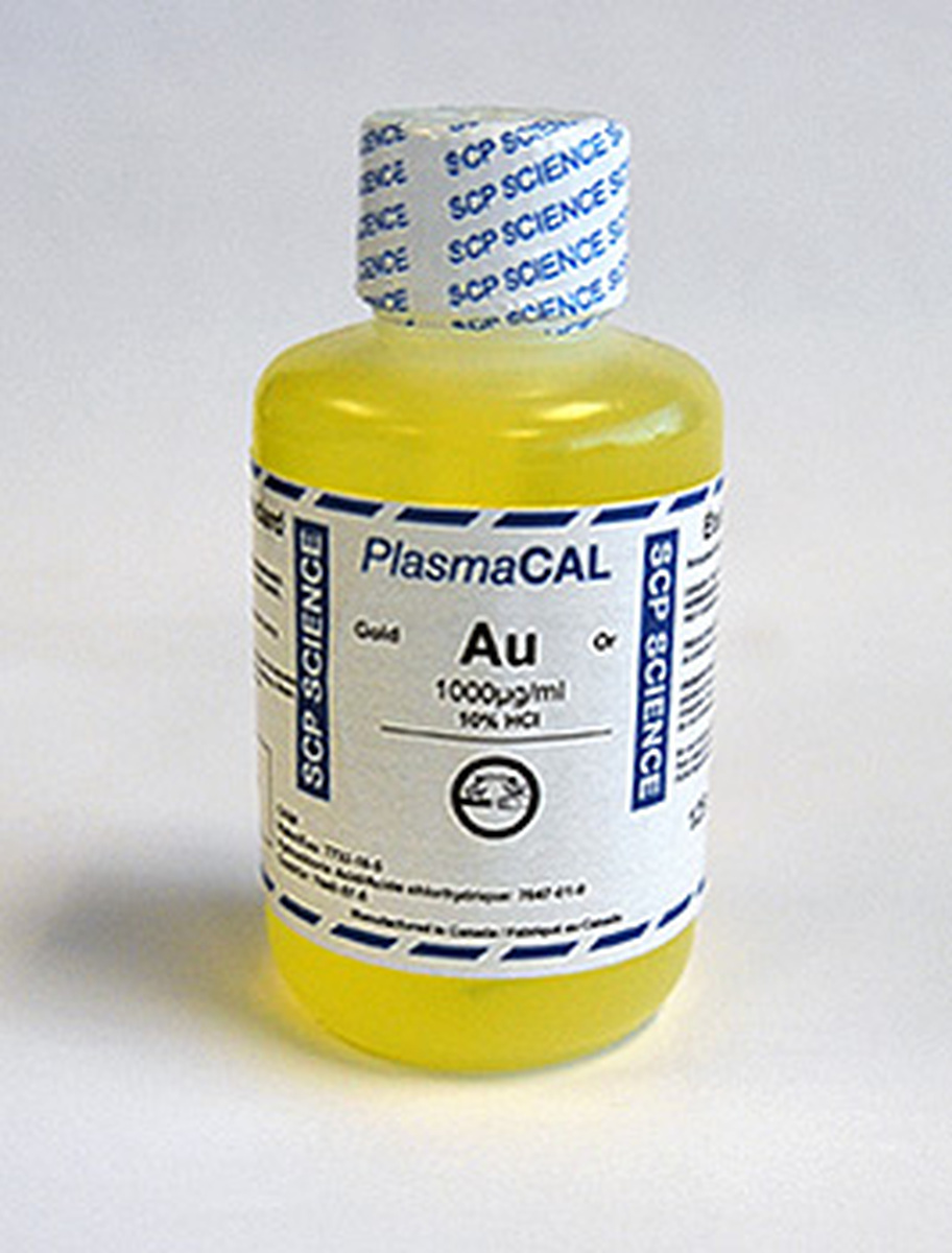 Padrão para ICP Au, 1000 µg/mL — PN 140-052-791