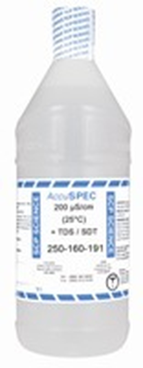 Padrão de condutividade 200 µS/cm com TDS