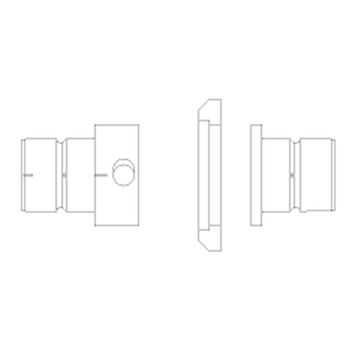 Contatos HGA sem Orifício para Sensor (conjunto com 3 unidades)