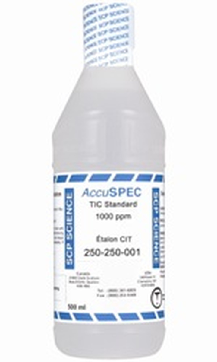 Padrão de Carbono Inorgânico Total (TIC) 1000ppm