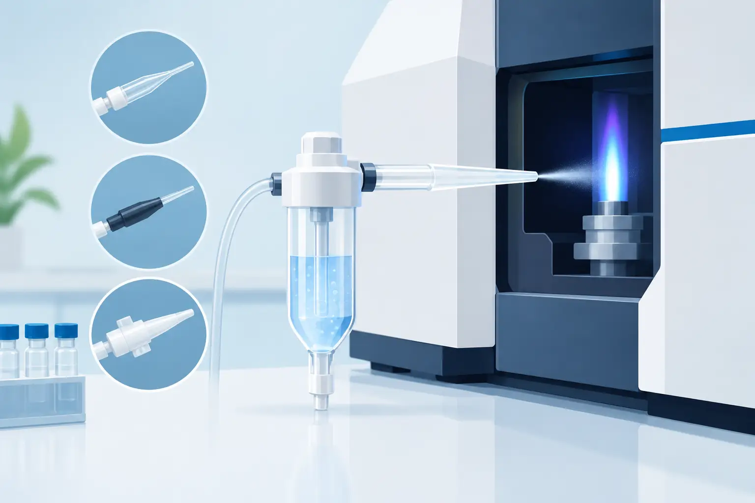 Como escolher uma câmara de nebulização para ICP