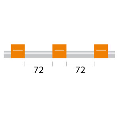 Tubo para bomba peristáltica de PVC, 3 tags 0,89 mm DI laranja/laranja (pacote com 12)