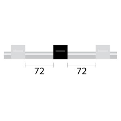 Tubo para bomba peristáltica de PVC, 3 tags 0,95 mm DI branco/preto (pacote com 12)