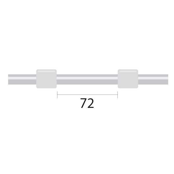 Tubo curto para bomba peristáltica de PVC ProLok, 2 tags 1,02 mm DI branco/branco (pacote com 12)