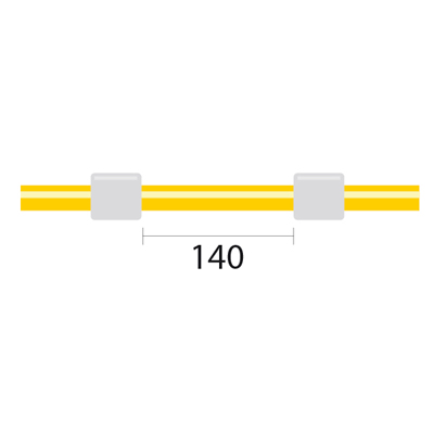 Tubo para bomba peristáltica de Solva Flex ProLok Contour com extremidade alargada, 2 tags 1,02 mm DI branco/branco (pacote com 6)