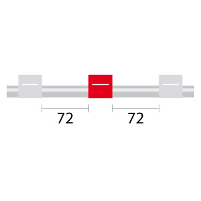 Tubo para bomba peristáltica de PVC, 3 tags 1,09 mm DI branco/vermelho (pacote com 12)