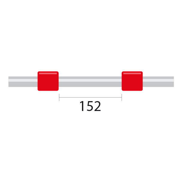 Tubo para bomba peristáltica de PVC ProLok, 2 tags 1,14 mm DI vermelho/vermelho (pacote com 12)