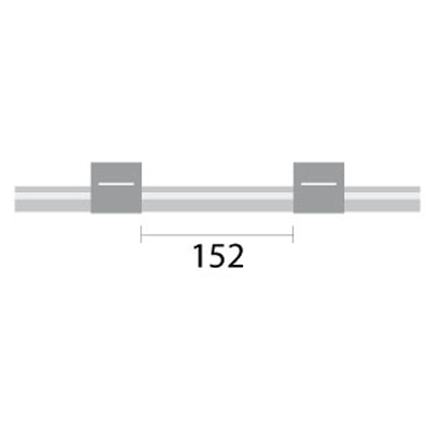 Tubo para bomba peristáltica de PVC, 2 tags 1,30 mm DI cinza/cinza (pacote com 12)