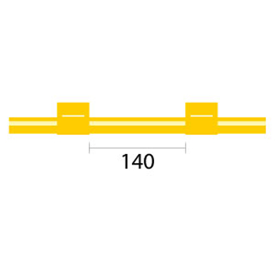 Tubo para bomba peristáltica de Solva Flex, 2 tags 1,42 mm DI amarelo/amarelo (pacote com 12)
