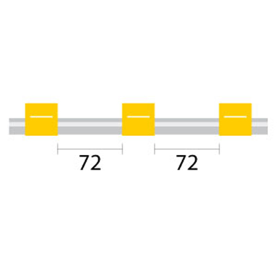 Tubo para bomba peristáltica de PVC, 3 tags 1,42 mm DI amarelo/amarelo (pacote com 12)