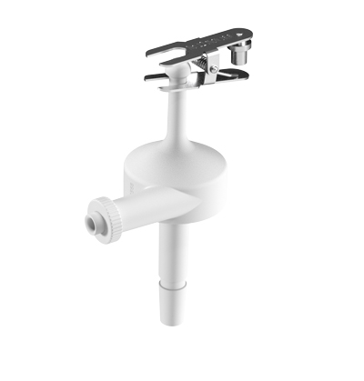 Câmara de nebulização Twister de PFA com B14 dreno e Helix CT