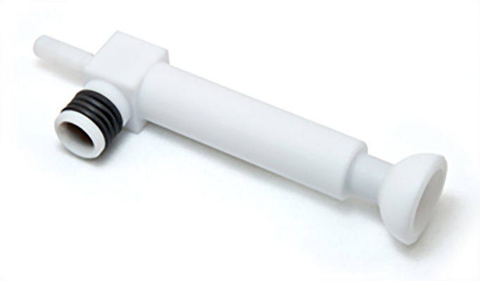Adaptador GAZ08-FB13-65 90° com 1,0mm porta auxiliar