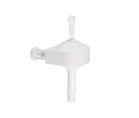 Câmara de nebulização Twister de quartzo com B14 dreno para Shimadzu ICPMS-2030