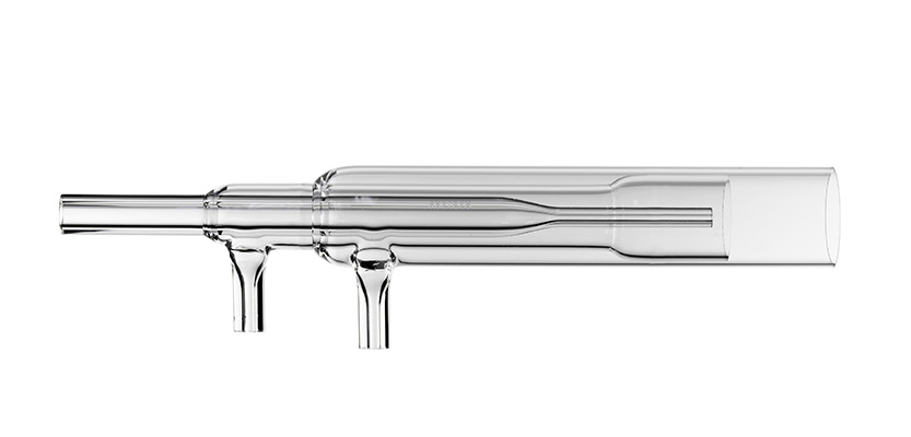 Tocha de quartzo com injetor de 0,8 mm para 700-ES ou Vista Radial