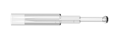 Tocha de quartzo em peça única, Injetor 2 mm