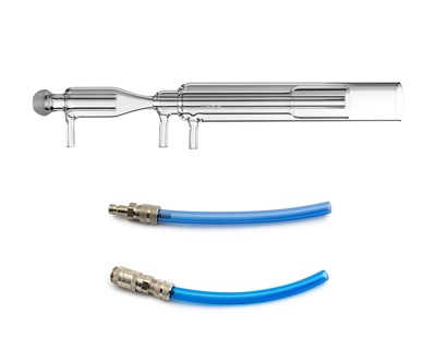 Tocha de quartzo com injetor de 3,0 mm, Gás de proteção (sheath gas) e Conexões para Spectro EOP, SOP