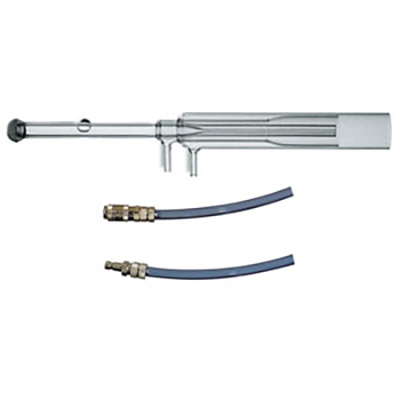 Tocha de quartzo para Metais de desgaste, injetor de 1,8 mm com gas conexões para Spectroflame