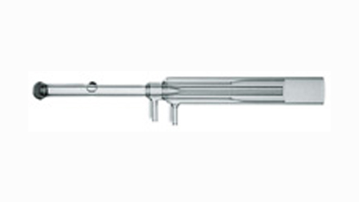 Tocha de quartzo com injetor de 1,8 mm, braços laterais com DE de 4 mm para Spectroflame