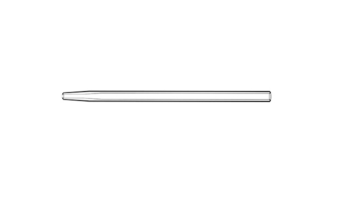 Injetor cônico de quartzo 2,0 mm