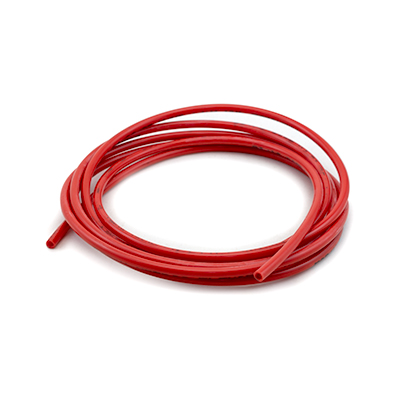 Tubo de Nylon Vermelho 4mm, 2 metros