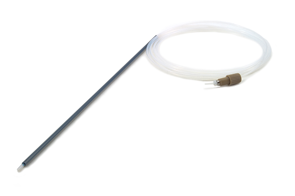 Probe de fibra de carbono revestida com PTFE 1,0 mm DI com 1/4-28 conexão Ratchet (para Cetac ASX-200, 500, 800 e PerkinElmer S20 série)