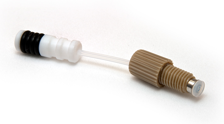 Conector UniFit para nebulizador Niagara, DI de 0,50 mm x 59 mm de comprimento