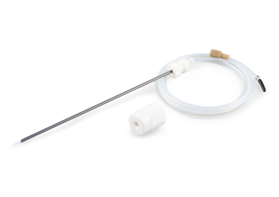 Probe de fibra de carbono revestida com PTFE 1,0 mm DI com 1/4-28 conexão Ratchet (para Agilent SPS 3, SPS 4)