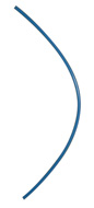 Tubo de Pressão em Nylon – Curto, Azul