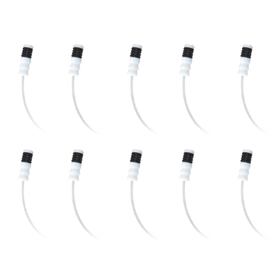 Conector UniFit com tubo de amostra — 1/16″ DE X 0,50 mm DI x 700 mm (pacote com 10)