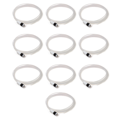 UniFit Conector com 1,3 mm DE x 0,75 mm DI x 1500 mm de comprimento sample tubo (pacote com 10)