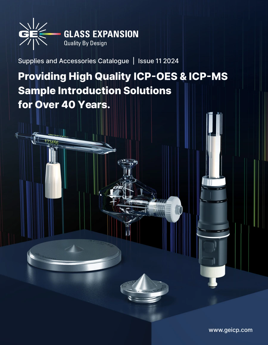 Capa do catálogo Glass Expansion para ICPs atuais