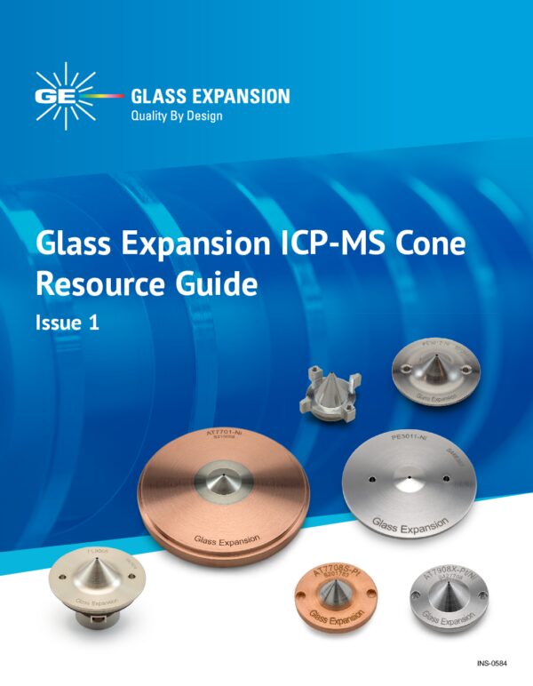 Capa de Cones para ICP-MS: Guia de referência Glass Expansion