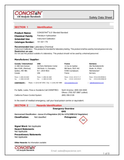 Primeira página: Ficha de segurança